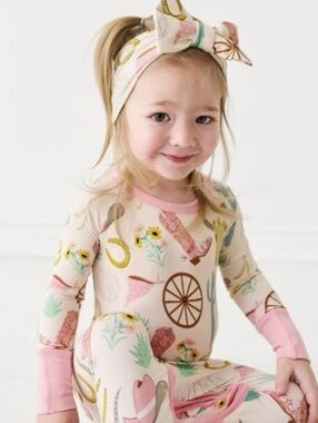 Little Sleepies Ready To Rodeo NIB Bow